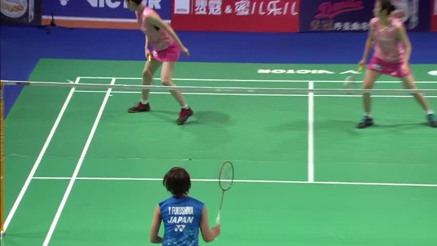 2020年丹麦公开赛女双决赛 福岛由纪的杀球很有看点
