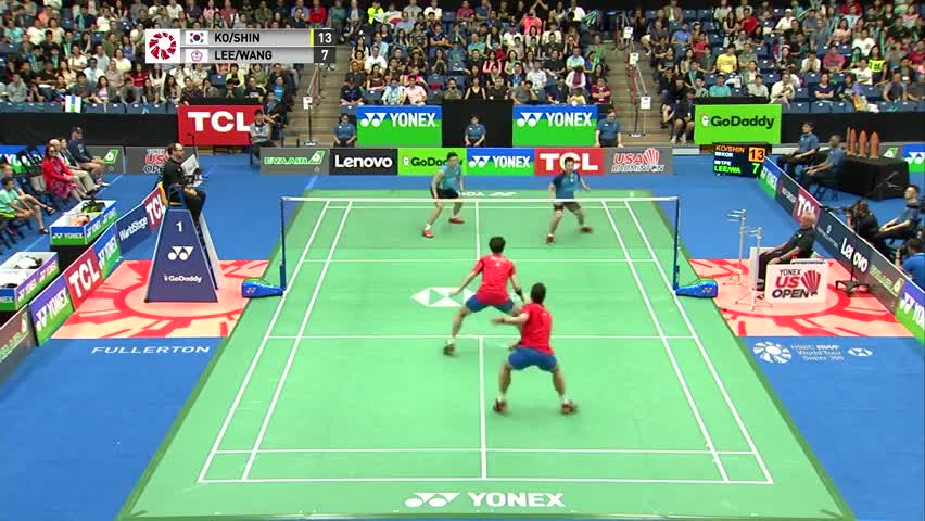 经典回顾：2019美国公开赛男双决赛，决胜局王齐麟腰伤复发无奈退赛