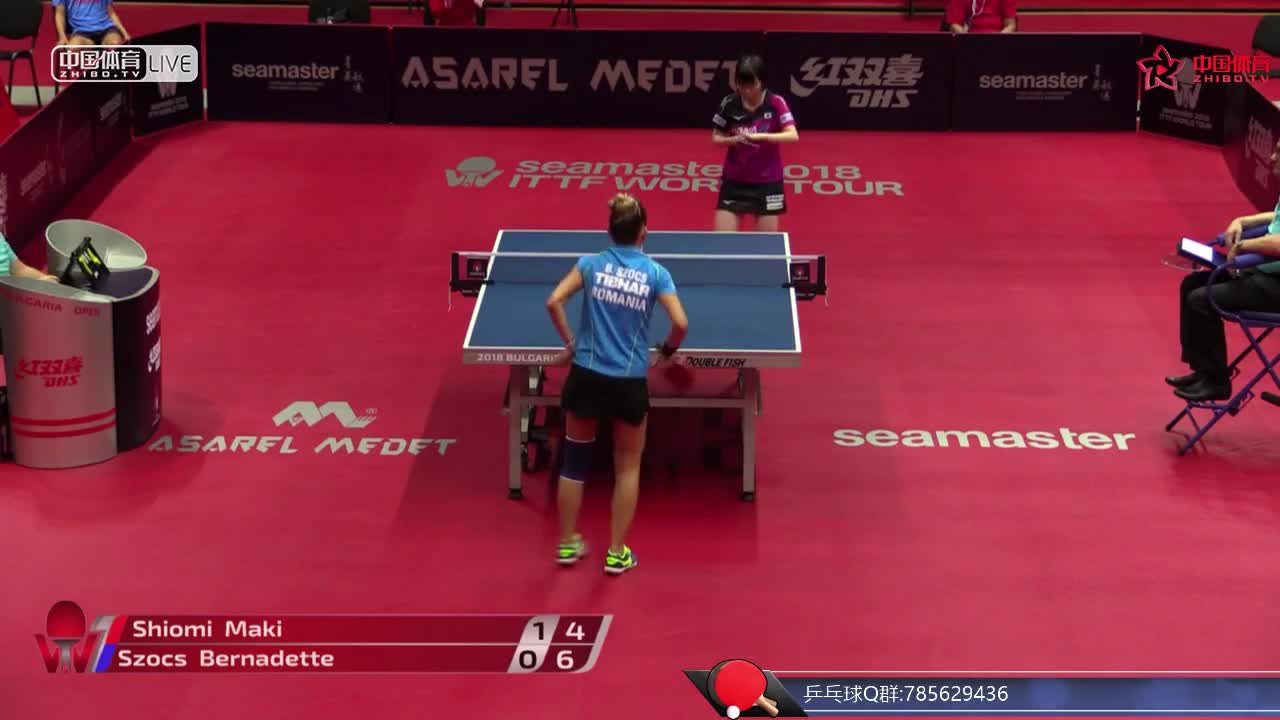 塩见真希 JPN vs 斯佐克斯 ROU ITTF保加利亚公开赛女单第一轮