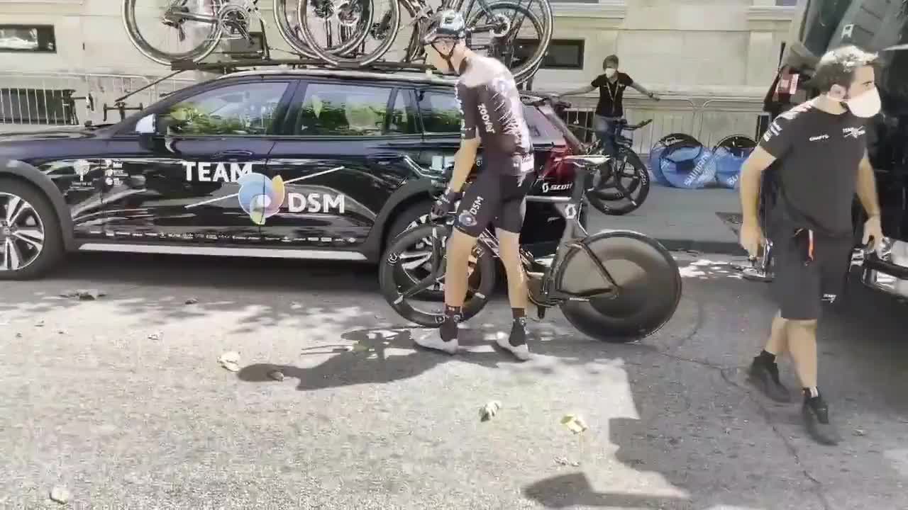 2021环西 | 帝斯曼车队已经在赛场准备就绪 计时大战一触即发