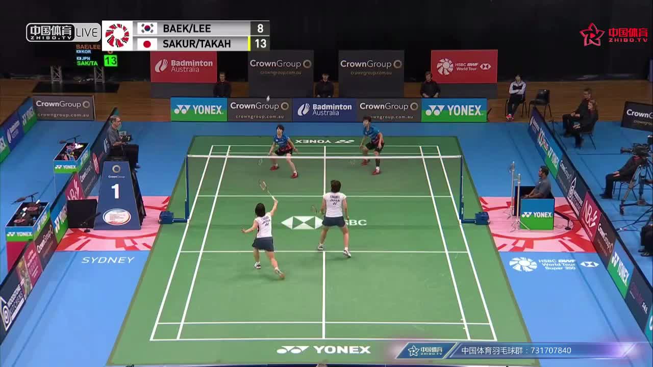 李幽琳/白荷娜 vs 樱本绚子/高畑祐纪子  2018澳大利亚公开赛女双决赛