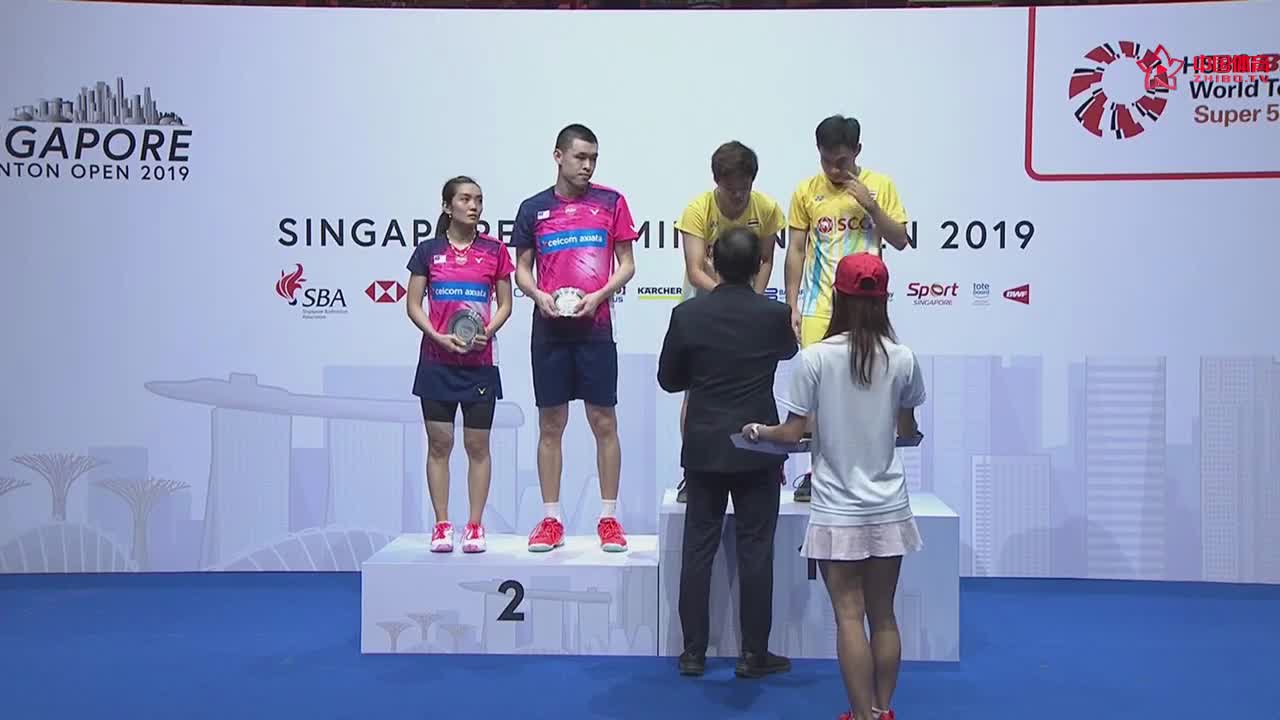 2019新加坡赛 | 泰国组合摘金，马来西亚组合摘银