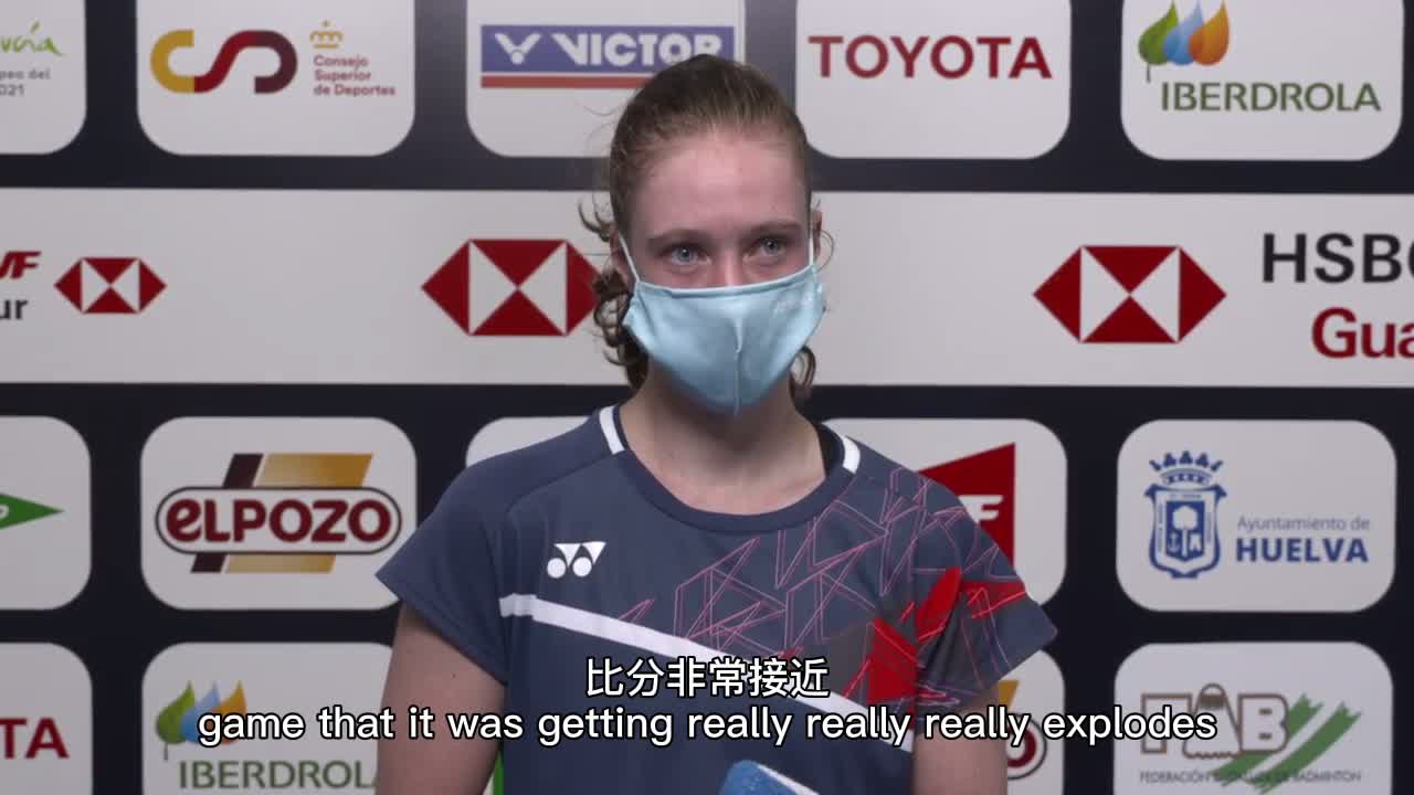 丹麦女单选手克里斯托弗森：保持身材的最好办法就是训练