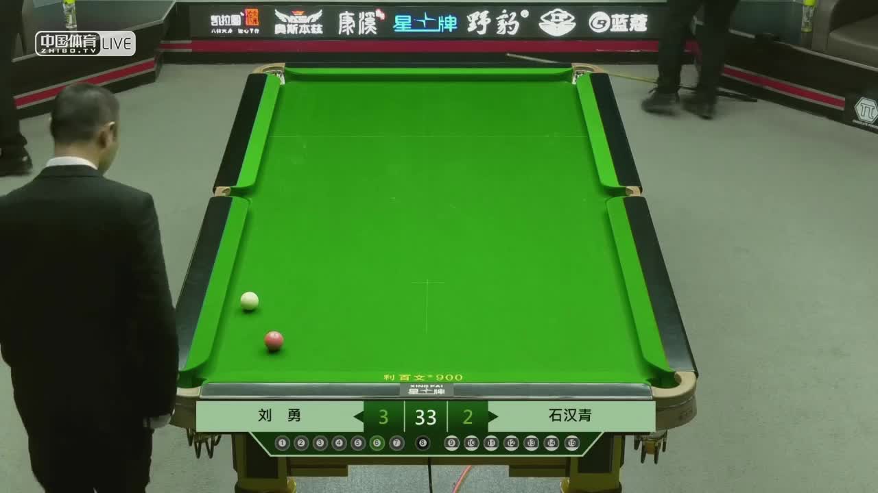 2022中式台球全明星赛第二站 双败第24-25场　刘勇 vs 石汉青