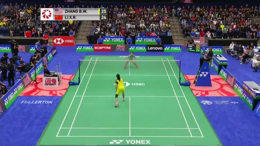 经典回顾：2018美国羽毛球公开赛女单决赛：李雪芮 VS 张蓓雯