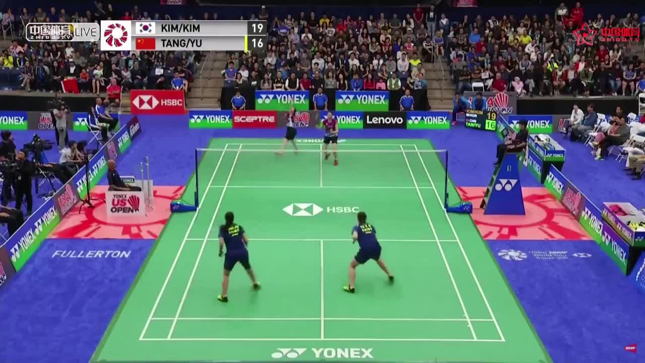 汤金华/于小含vs金慧贞/金昭映 美国公开赛女双决赛