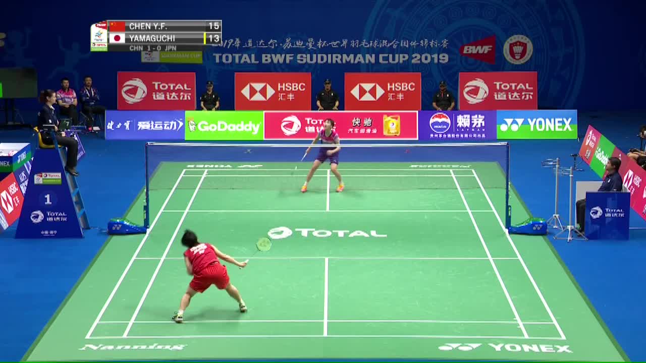 中国vs日本 2019苏迪曼杯决赛