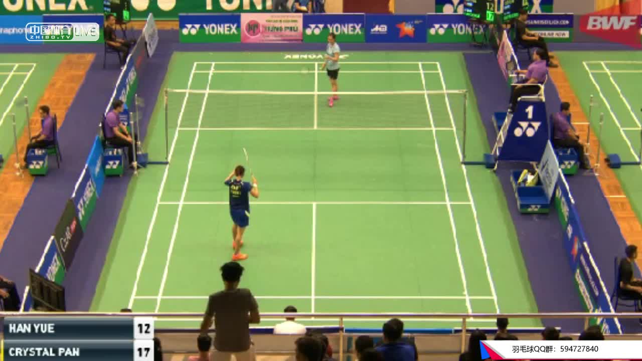 韩悦 VS 潘晴 2018越南公开赛 女单1/8决赛