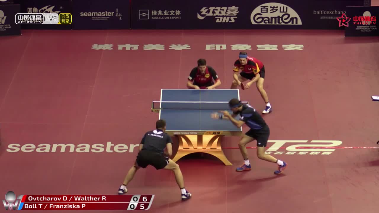 波尔/弗朗西斯卡 GER vs 奥恰洛夫/瓦尔特 GER 男双1/4决赛 2019中国公开赛