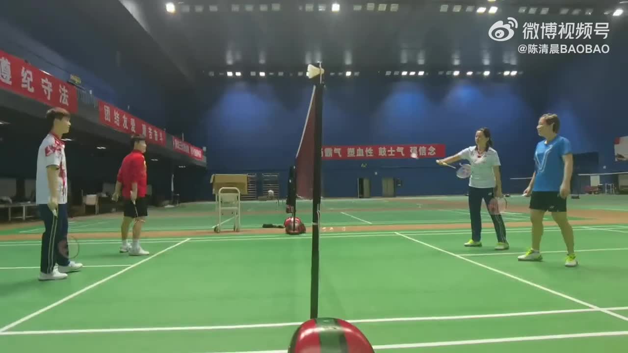 训练后的快乐！内向陈姐在线搞笑