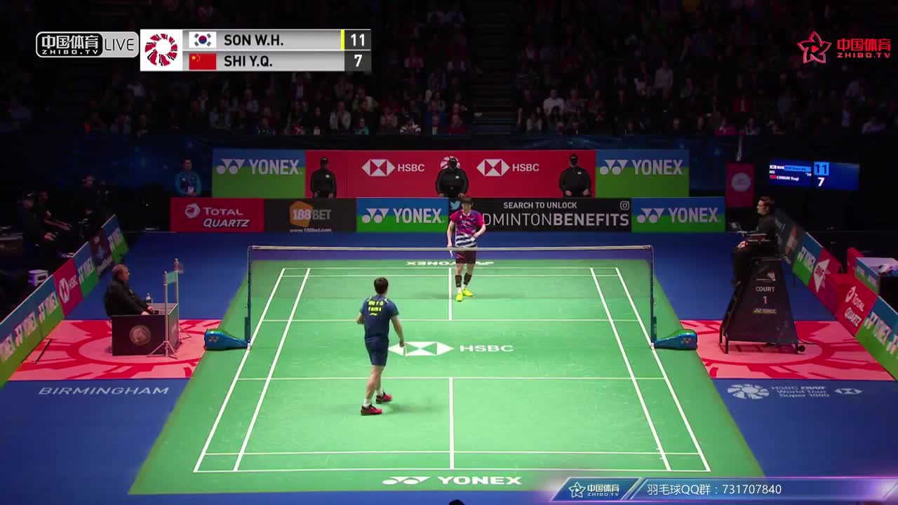 石宇奇 vs 孙完虎 2018全英公开赛 男单半决赛