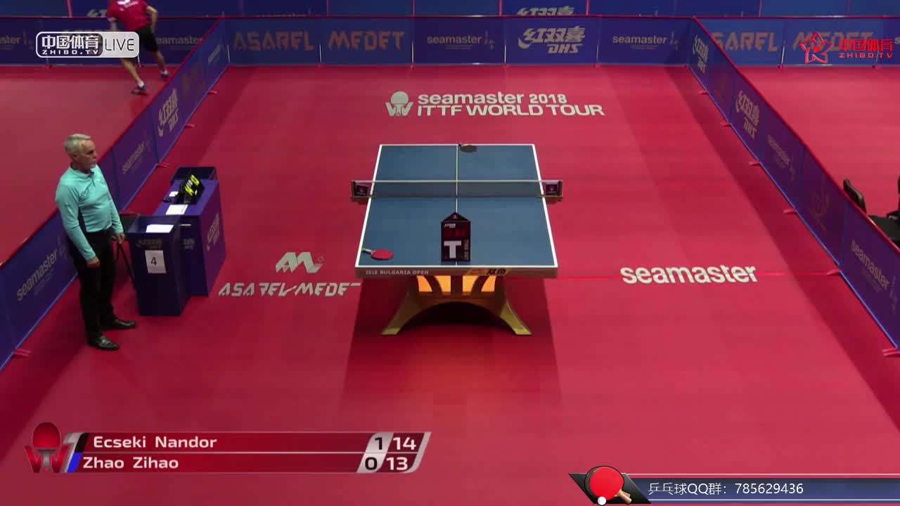 赵子豪 CHN vs 埃克塞基 HUN ITTF保加利亚公开赛男单资格赛