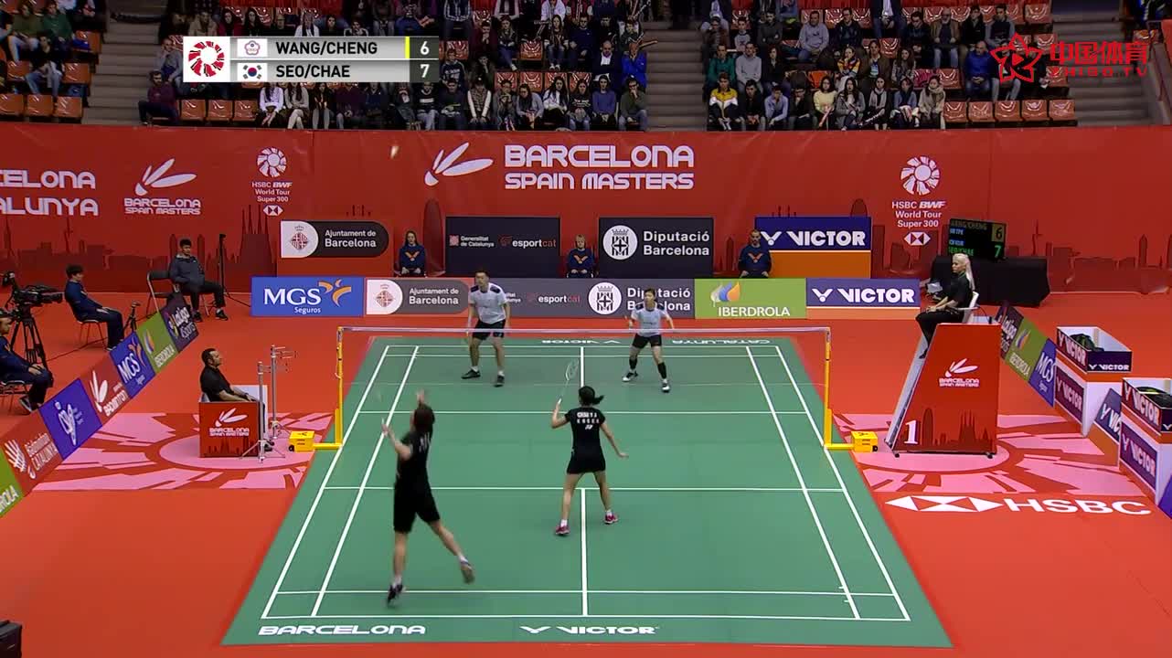2019西班牙大师赛 混双决赛 徐承宰/蔡侑玎vs王齐麟/程琪雅 高光时刻