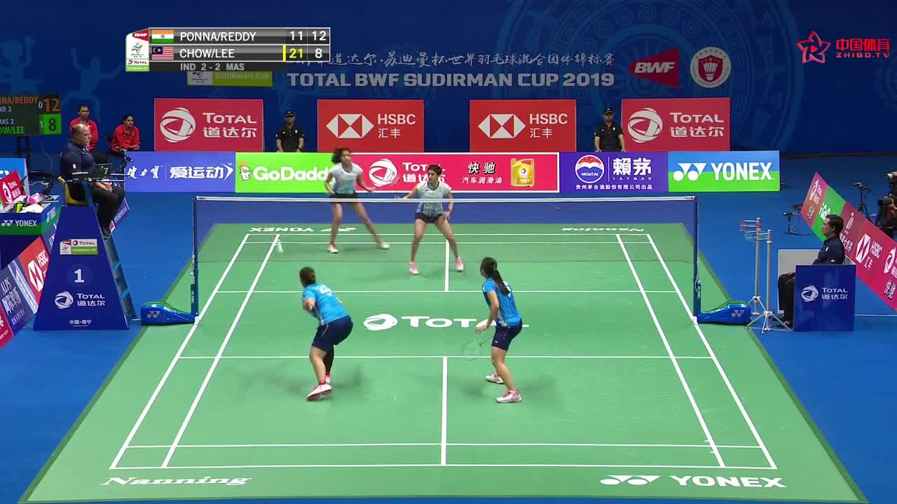 2019苏迪曼杯 | 韩国女双细腻手感搓出滚网球