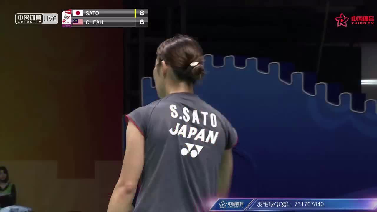 佐藤冴香 vs 谢抒芽 2018南京公开赛 女单