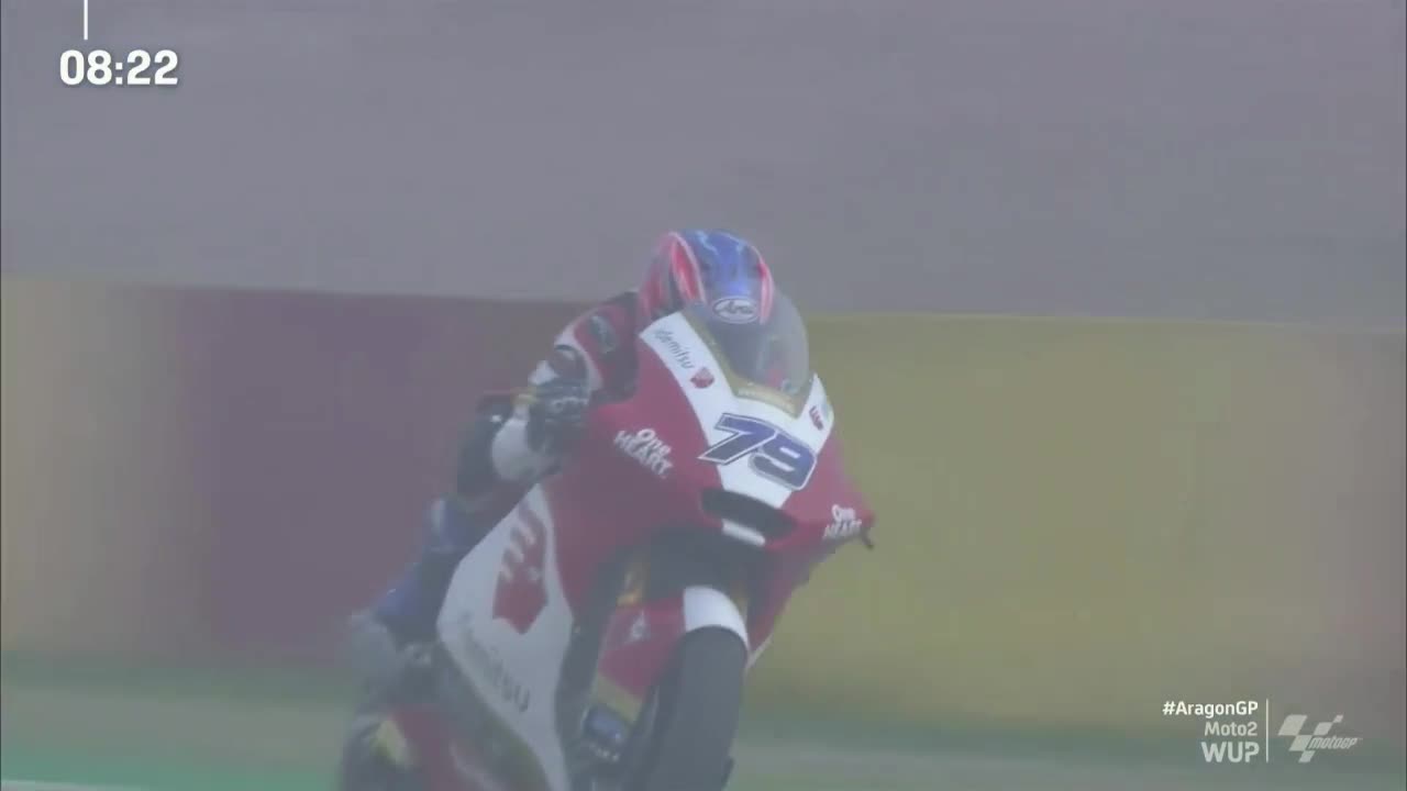 MotoGP世界摩托锦标赛 阿拉贡大奖赛 Moto2热身赛