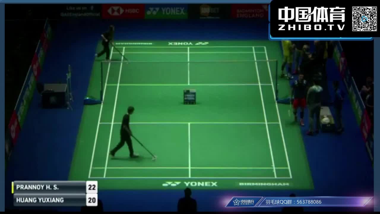 黄宇翔 vs 普拉诺 2018全英公开赛 男单1/4决赛