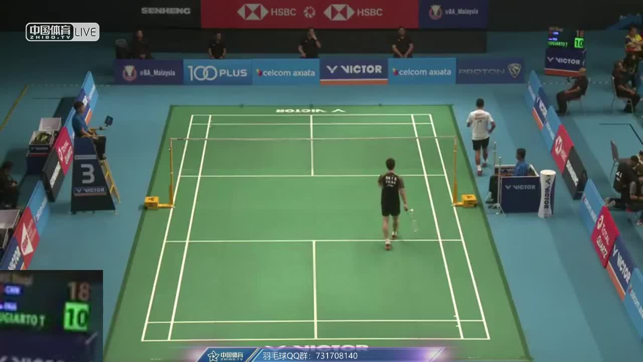 石宇奇 CHN vs 苏吉亚托 INA 2018马来西亚公开赛 男单1/4决赛