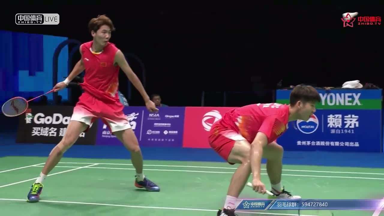 李俊慧/刘雨辰 vs 园田启悟/嘉村健士 2018南京世锦赛 男双决赛
