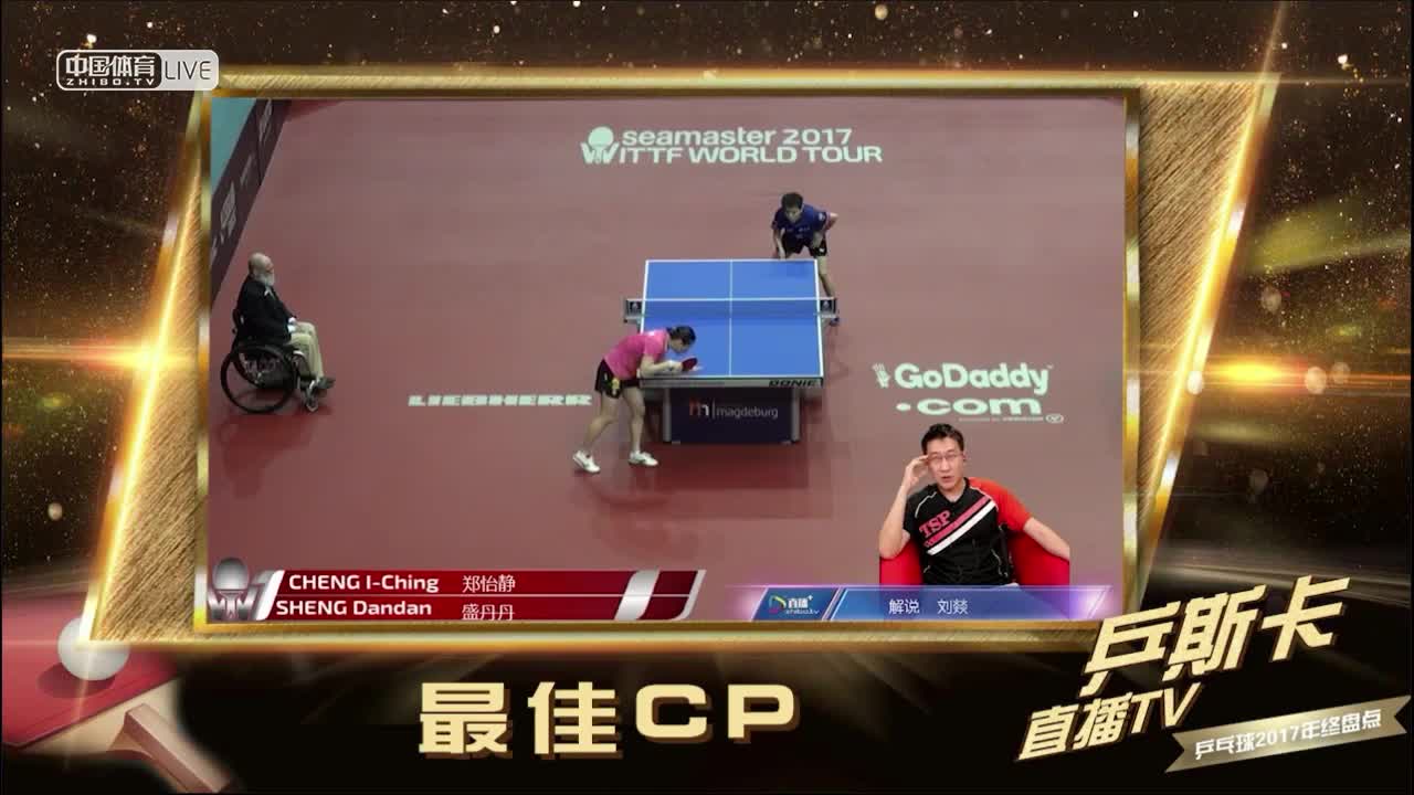 2017乒斯卡最佳CP—刘燚&盛丹丹