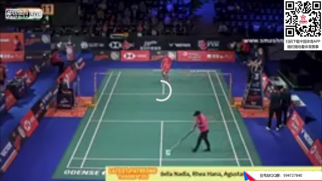 蔡炎炎 vs 琳达·塞奇妮 2018丹麦公开赛女单1/16决赛