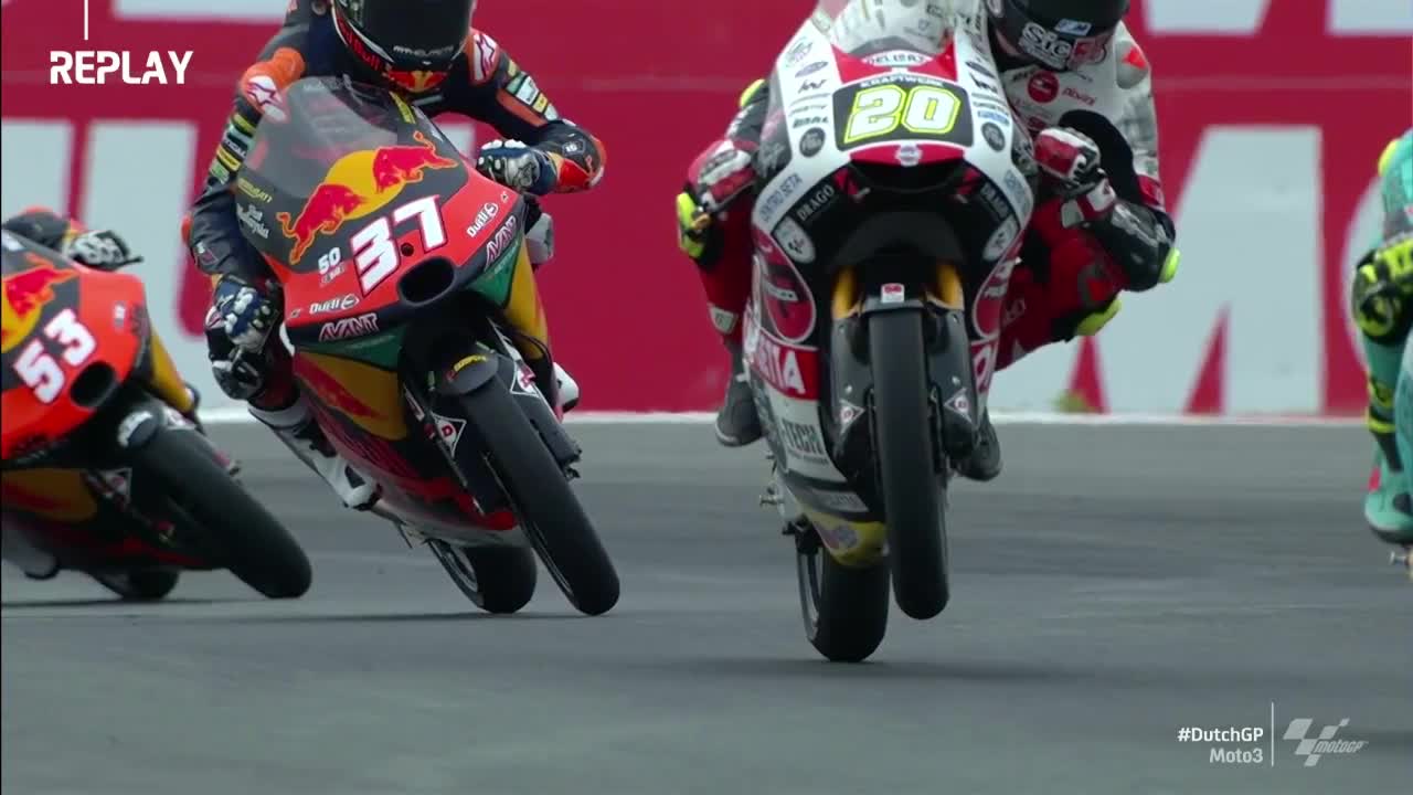 荷兰大奖赛 Moto3第二次练习赛（英文）