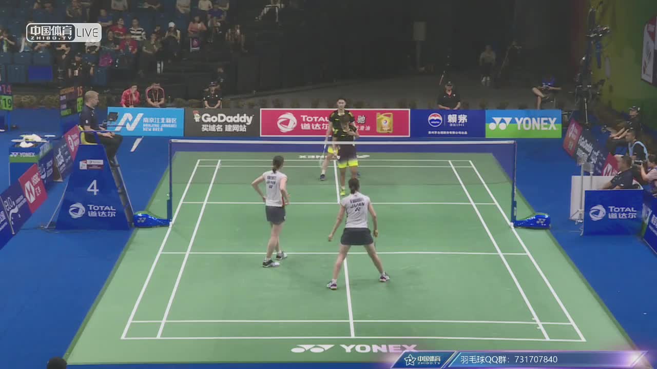 黄东萍/李汶妹 vs 松本麻佑/永原和可那 2018南京世锦赛 女双第二轮