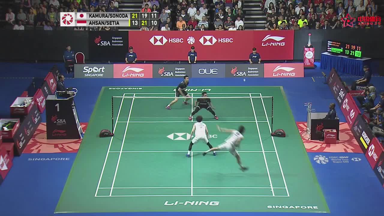 2019新加坡赛 |  日本“鸡血”组合看准空挡打亨德拉/阿山