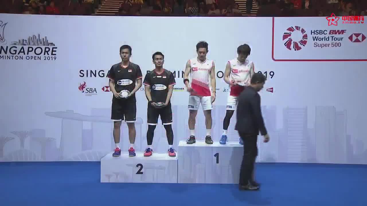 2019新加坡赛 | 日本“鸡血”组合夺冠 阿山/亨德拉摘银