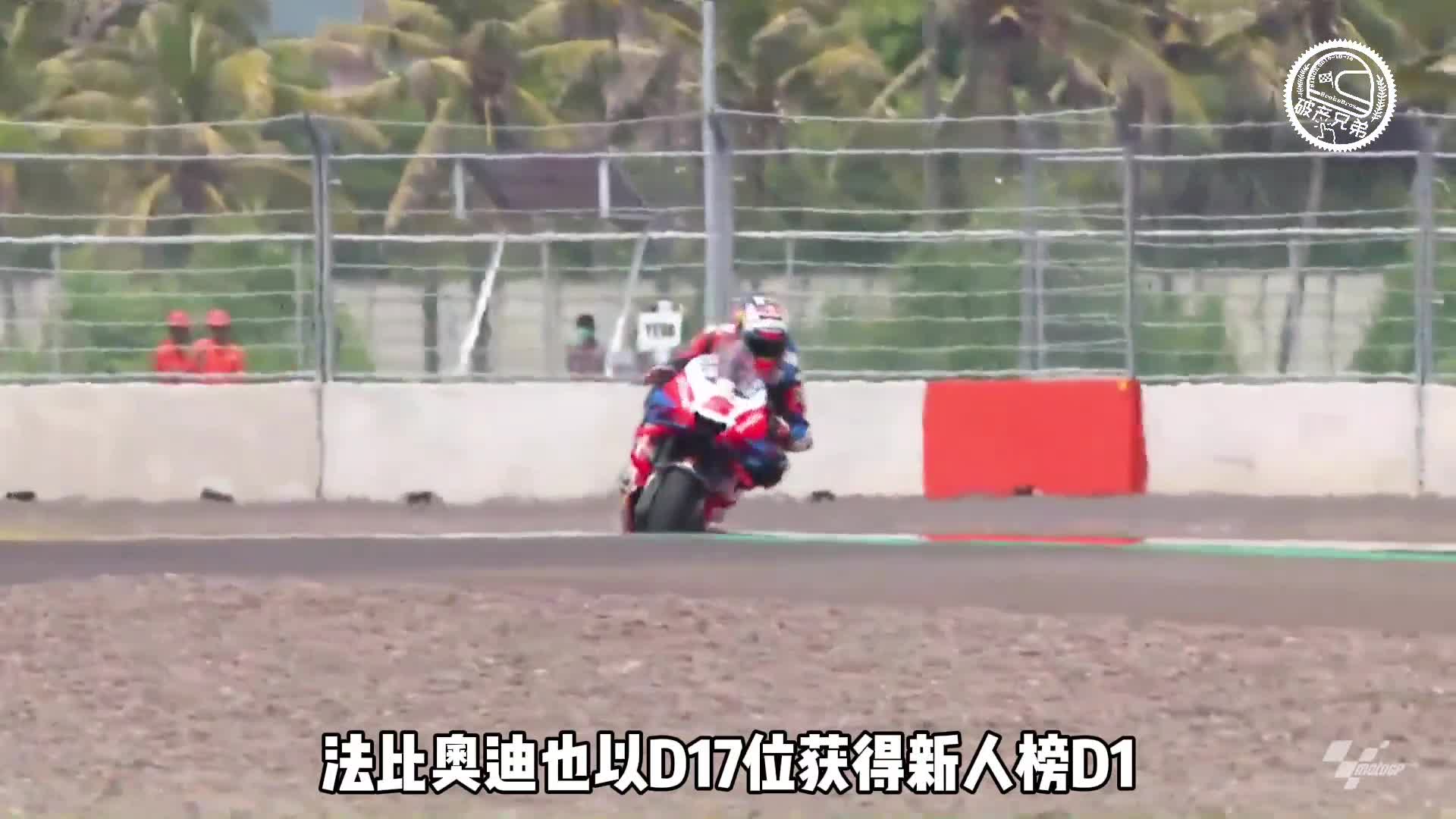 MotoGP2022印尼冬测Day2 卢卡马瑞尼表现神勇
