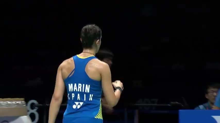 经典回顾:2018年羽毛球世锦赛女单决赛：马林VS辛德胡