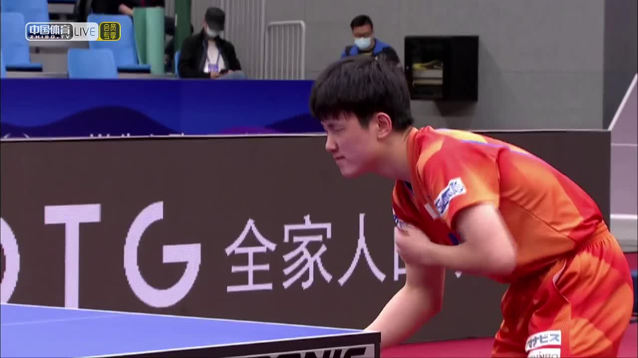 张本智和 VS M-法尔克 2020男子世界杯1/4决赛