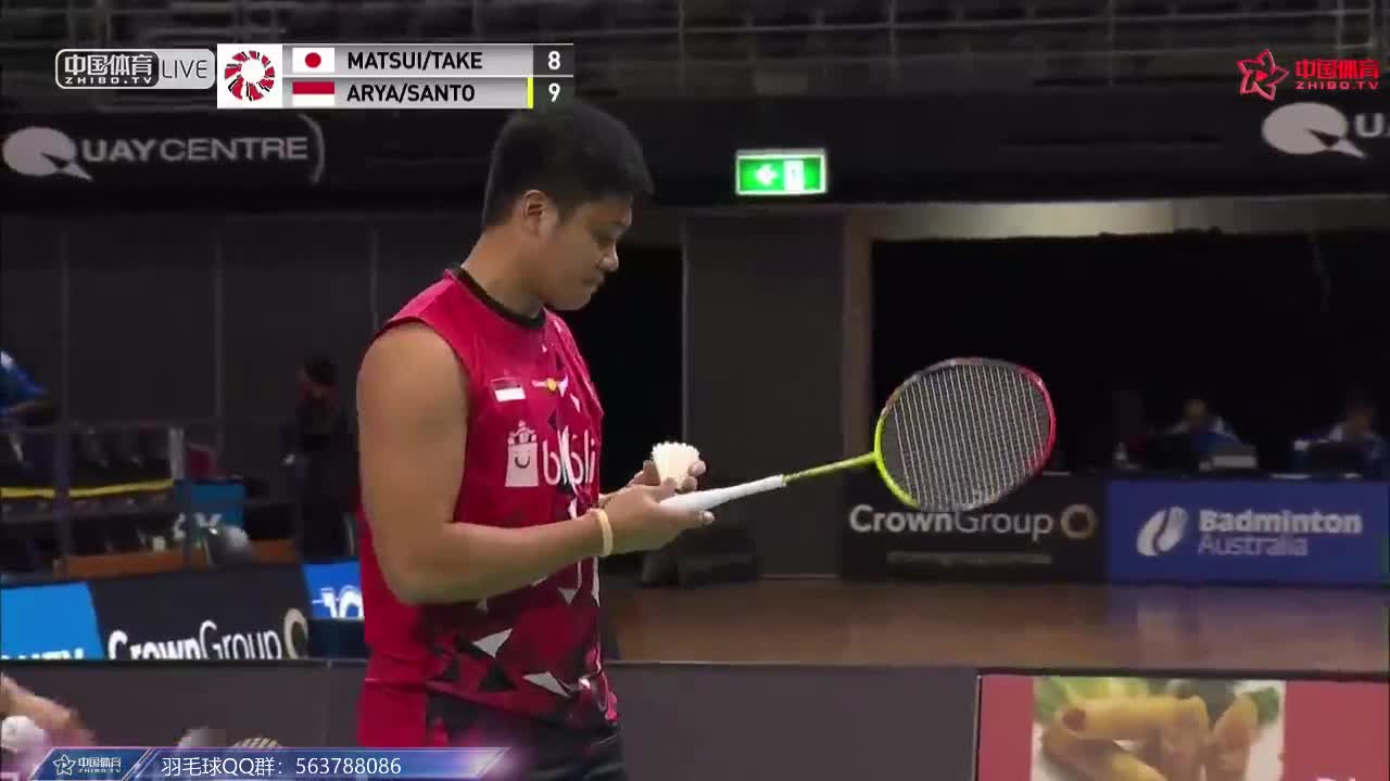 松居圭一郎/竹内义宪  vs 瓦赫尤那亚卡/尤苏夫 2018澳大利亚公开赛男双半决赛