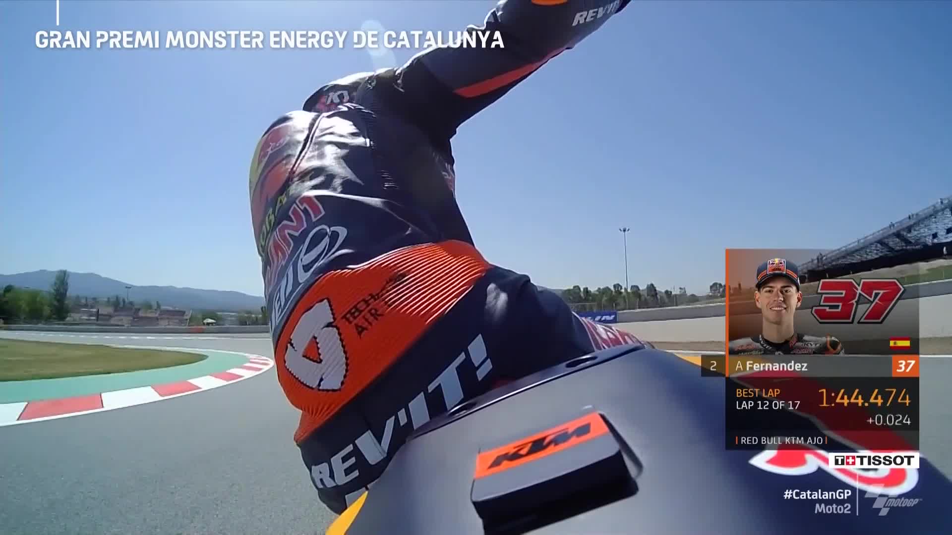 Moto2加泰站周五练习赛集锦：卡内特包揽一二练最快成绩