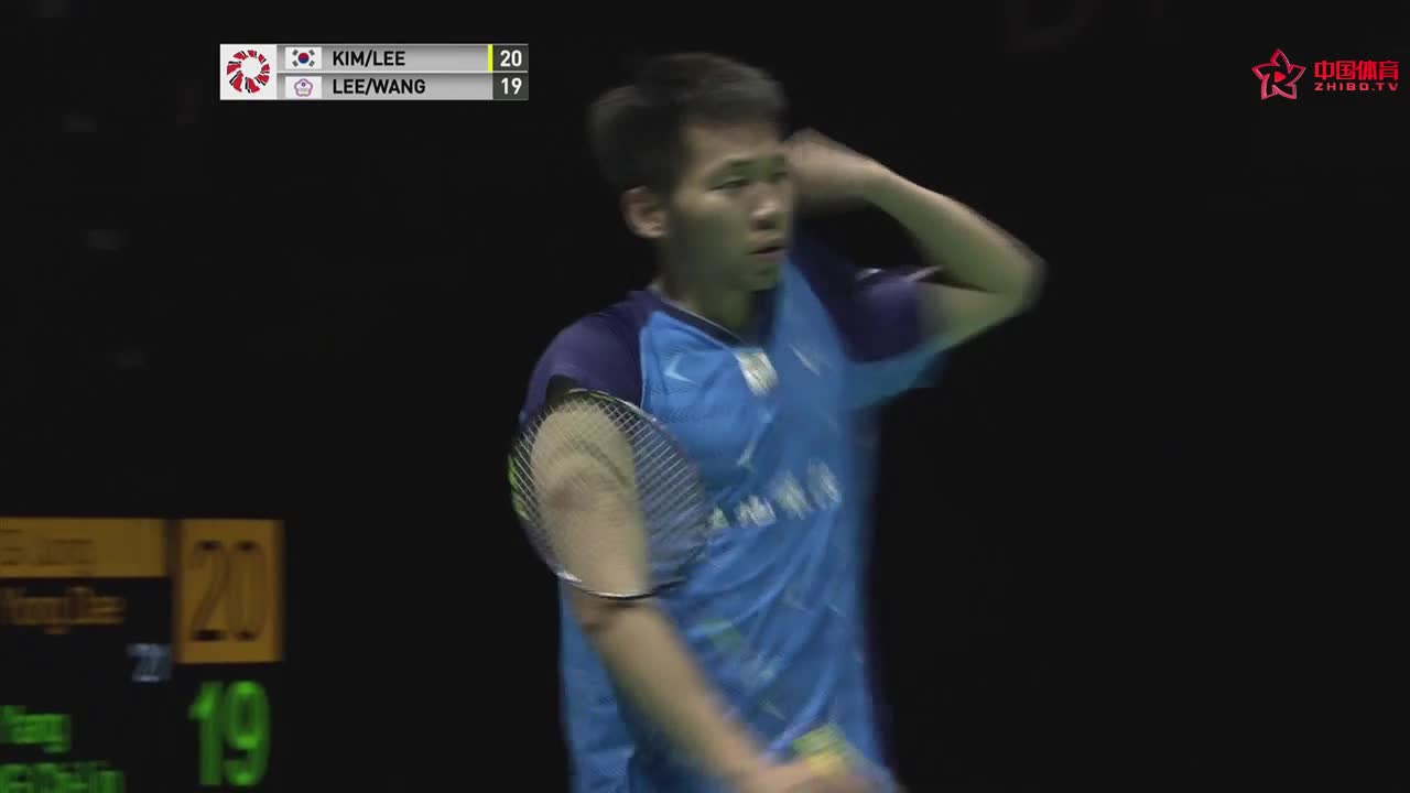 关键分失误！李龙大/金基正20-22遗憾丢掉首局
