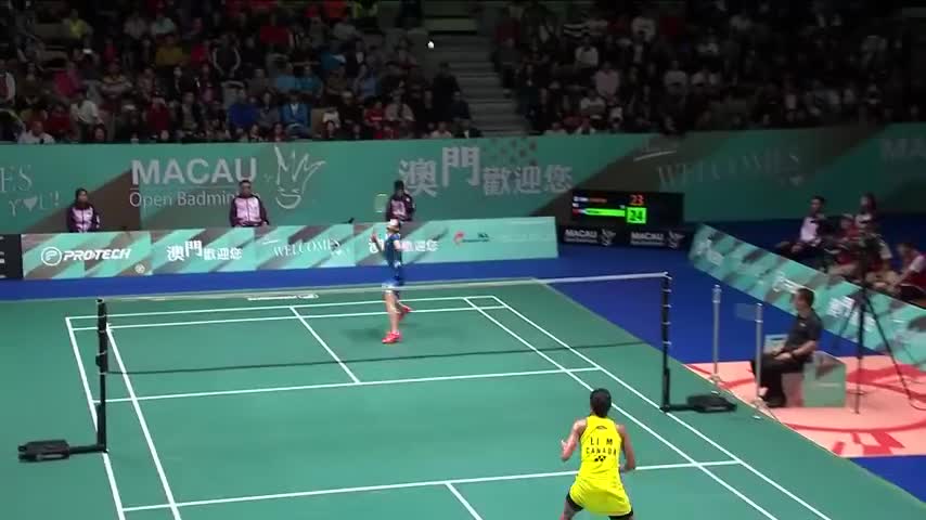 经典回顾：2018年澳门羽毛球公开赛女单决赛：李文珊 VS 韩悦