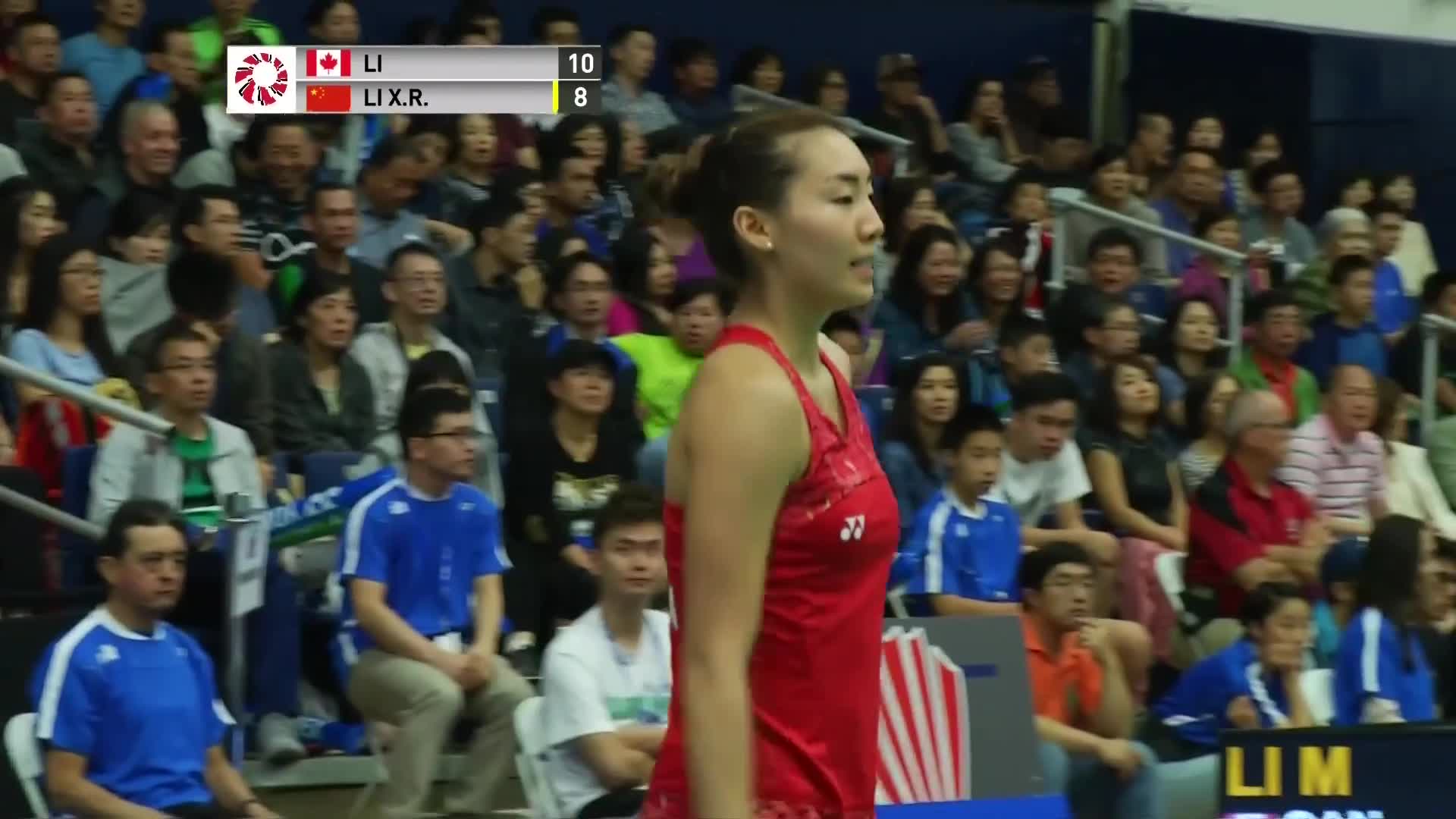 李雪芮 vs 李文珊（加拿大） 2018美国公开赛 女单半决赛