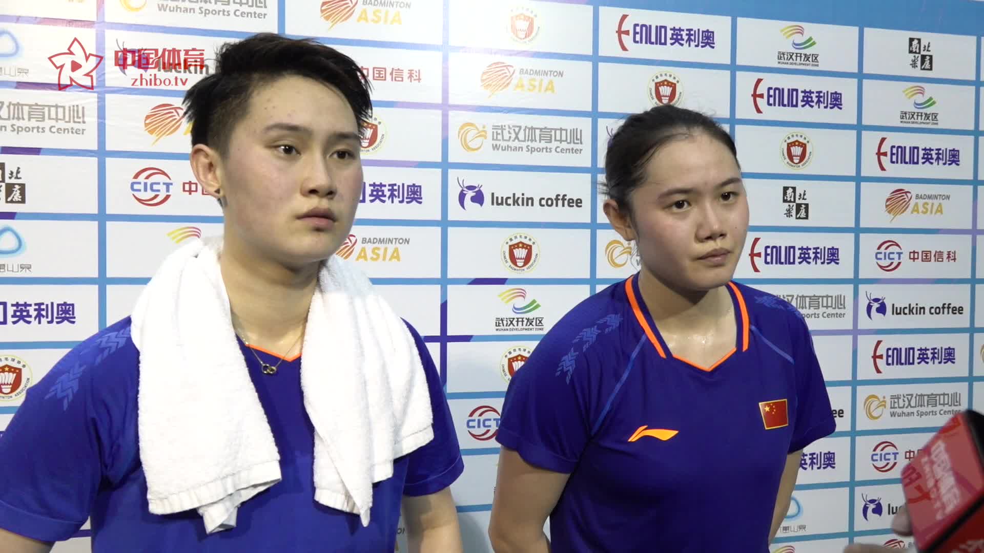 赛后 | 李汶妹/郑雨：连克强敌增长信心 会继续努力