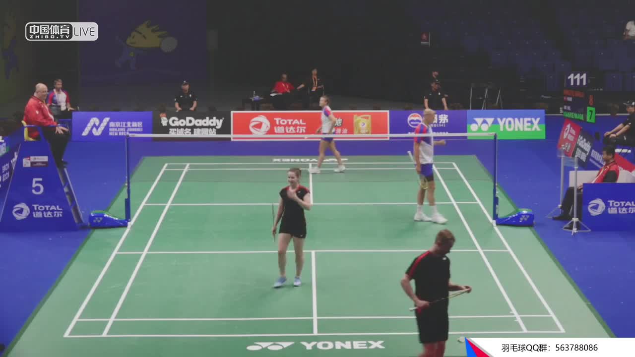 弗雷德里克/索尔瓦 vs 山姆/克洛伊 2018南京世锦赛 混双第一轮