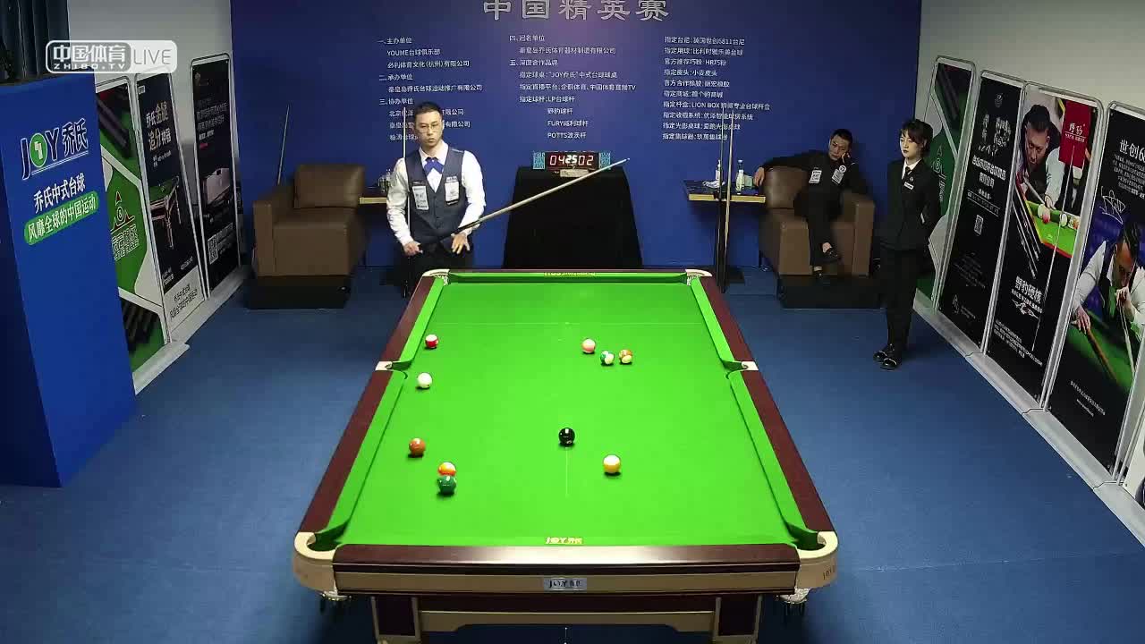 2021乔氏中式台球中国精英赛 第二阶段112进56双败淘汰　孙洪瑞 VS 贾浩晨