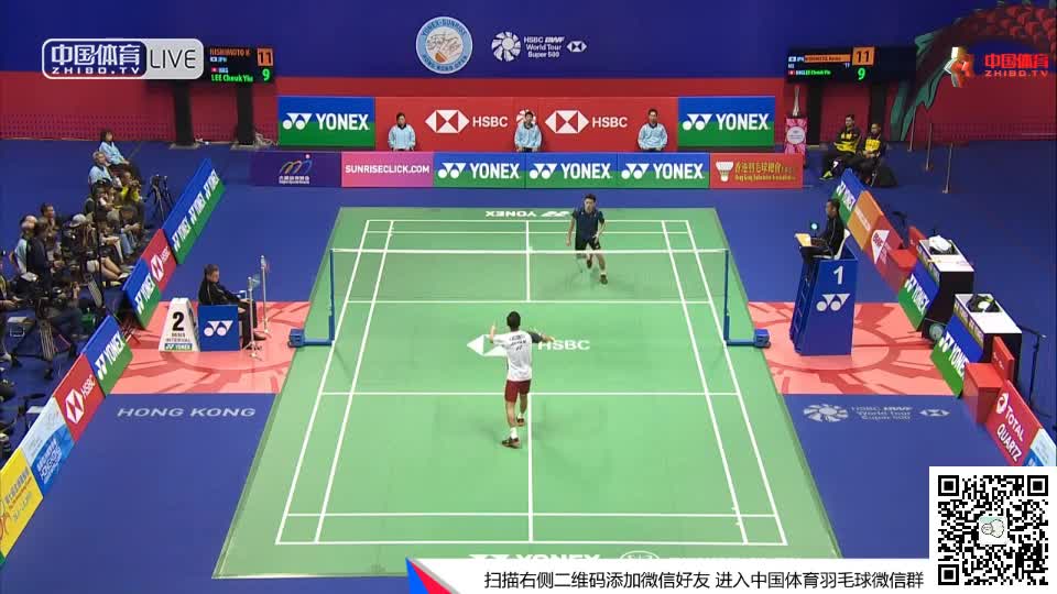 西本拳太 vs 李卓耀 2018香港公开赛 男单半决赛