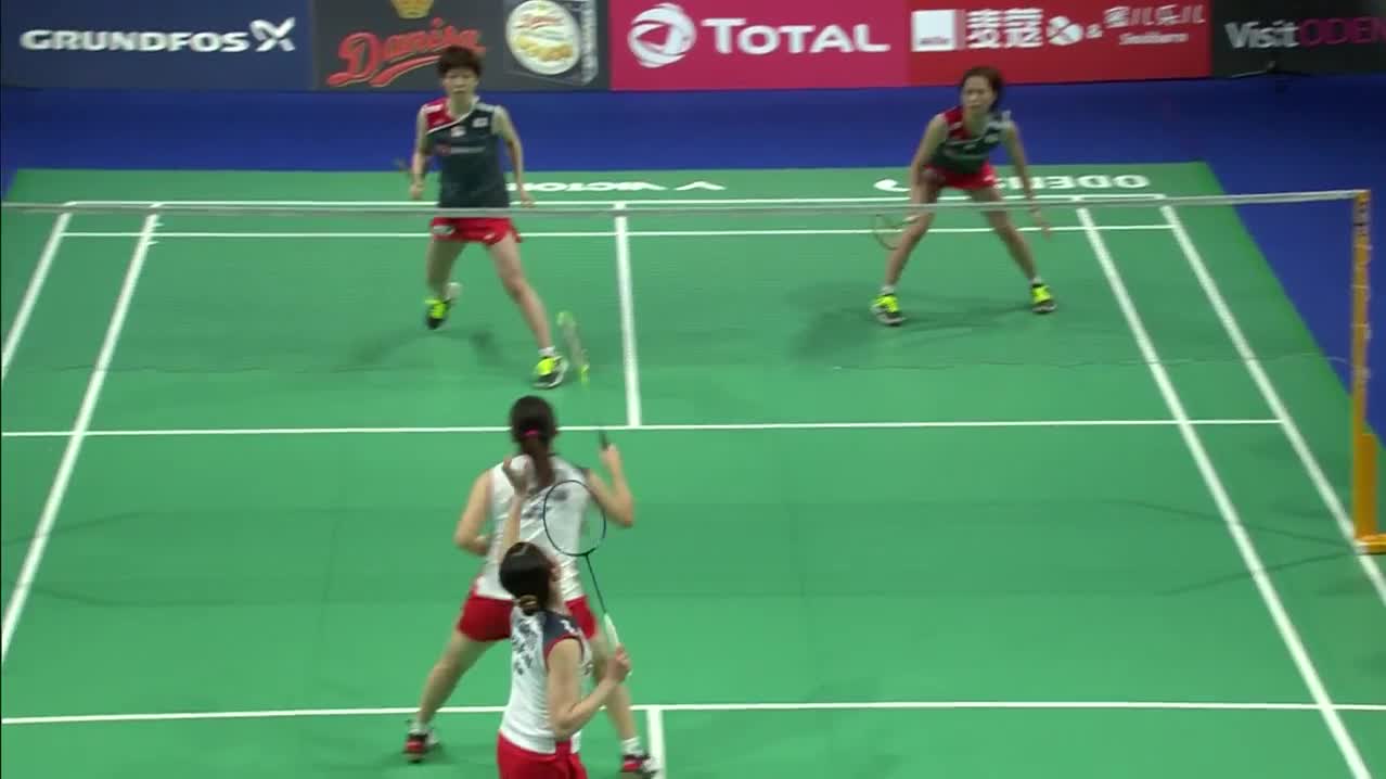 精彩回顾：2018丹麦公开赛 福岛由纪/广田彩花vs米元小春/田中志穗 高光时刻