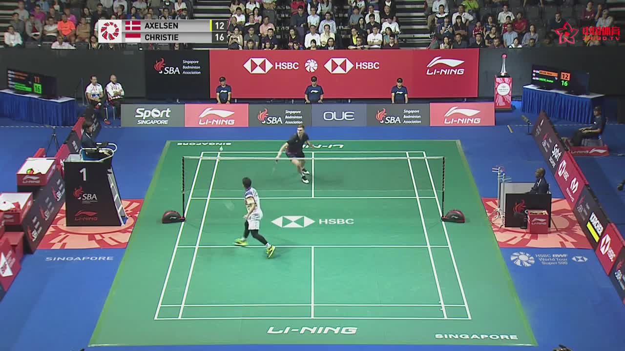 2019新加坡赛 | 乔纳坦秀后场假动作 安赛龙鱼跃救球