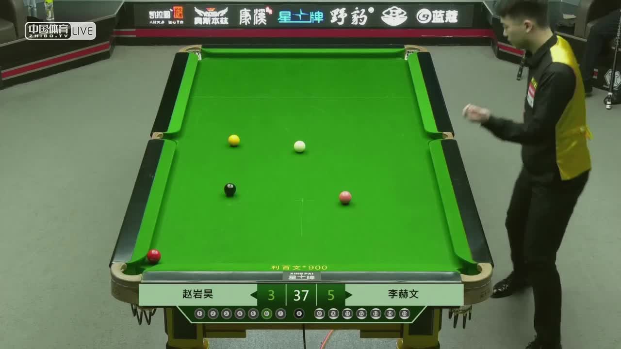 2022中式台球全明星赛第二站 双败第27场　赵岩昊 VS 李赫文