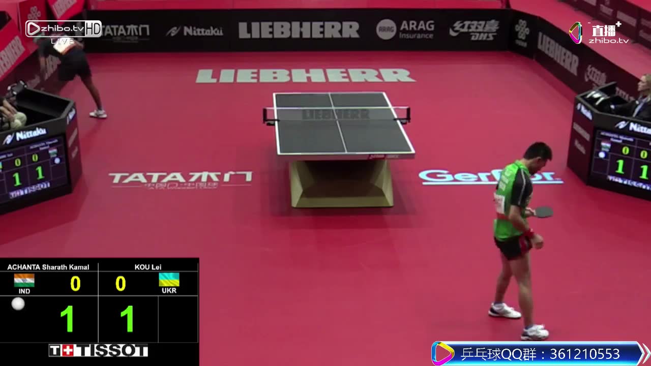 ACHANTA Sharath Kamal IND vs KOU Lei UKR