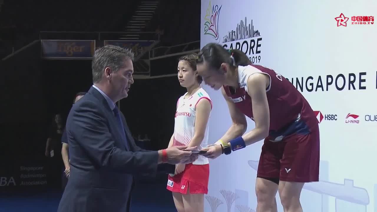 2019新加坡赛 |  戴资颖背靠背获冠，奥原希望获亚