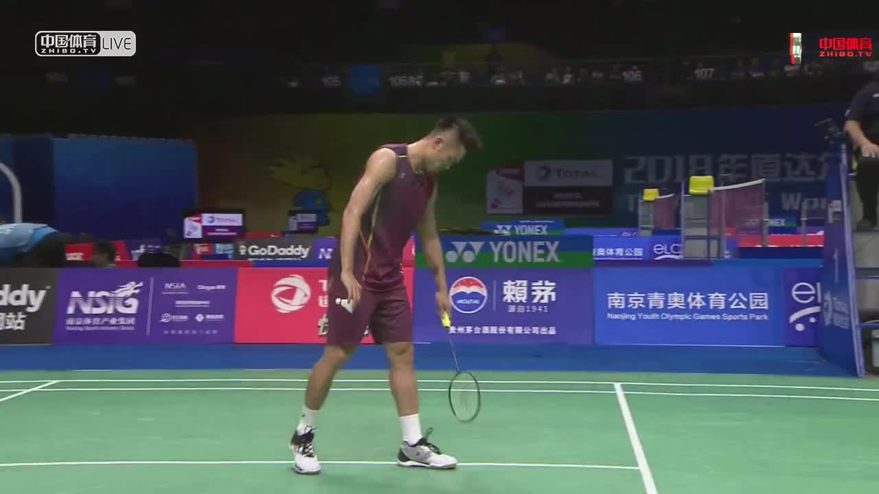 林丹 vs 萨米尔-维尔马  2018南京世锦赛 男单