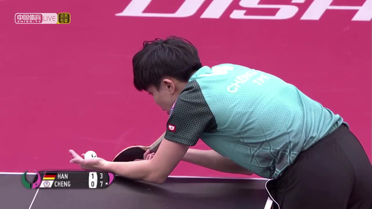 韩莹 vs 郑怡静 2020女子世界杯1/4决赛