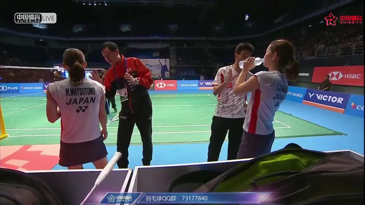 陈清晨/贾一凡 vs 松友美佐纪/高桥礼华 马来西亚公开赛 女双决赛