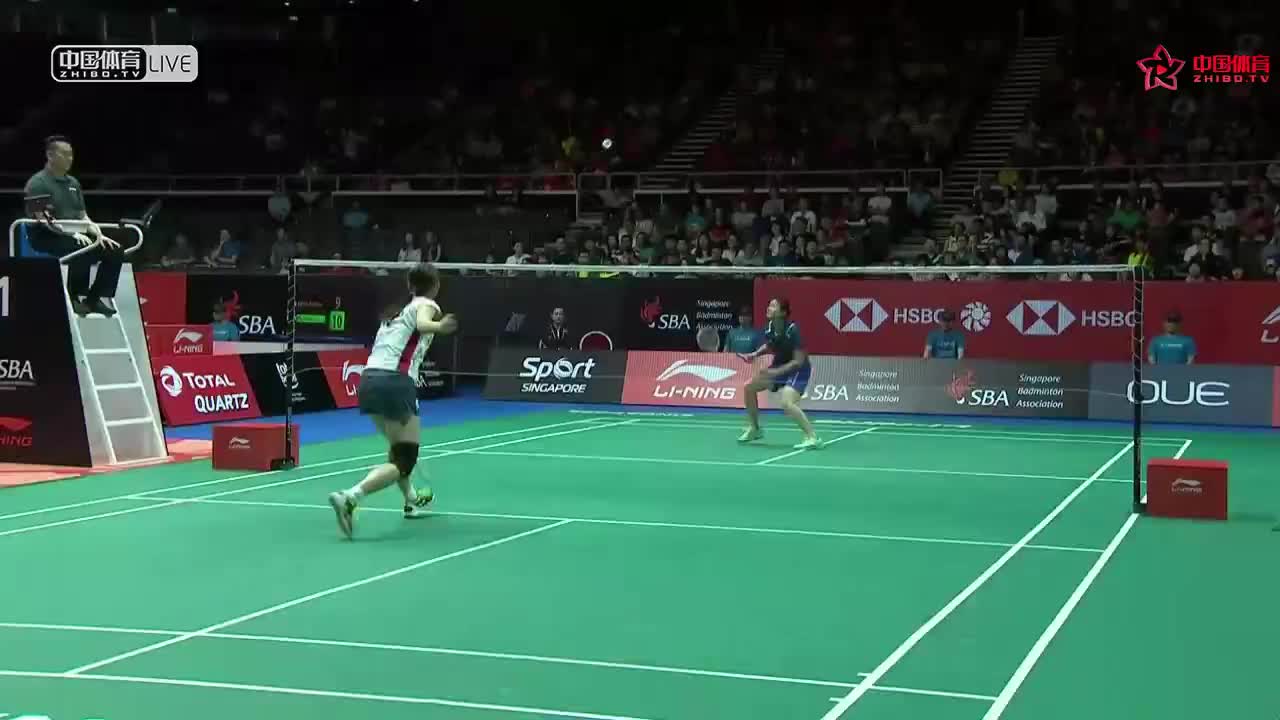 高桥沙也加 VS  韩悦  2018新加坡公开赛 女单半决赛